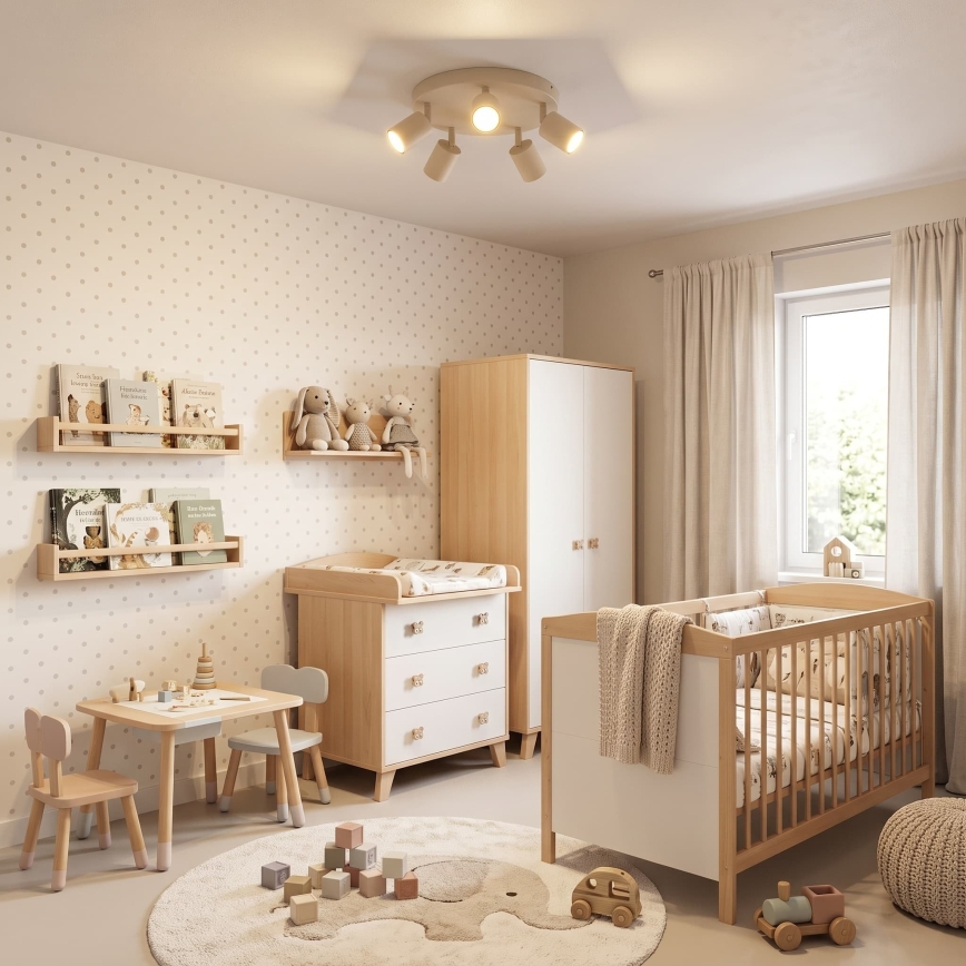 Faretto FUN 5xGU10/8W/230V beige