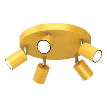 Faretto FUN 5xGU10/8W/230V giallo