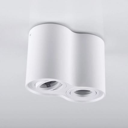 Faretto HADAR 2xGU10/10W/230V bianco