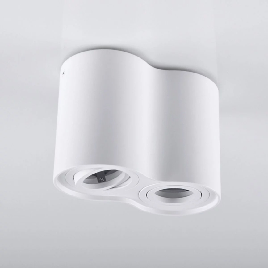 Faretto HADAR 2xGU10/10W/230V bianco