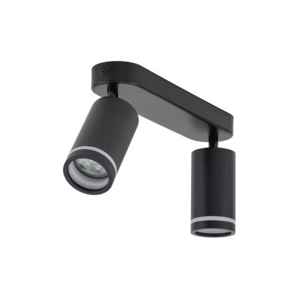 Faretto JET 2xGU10/10W/230V nero