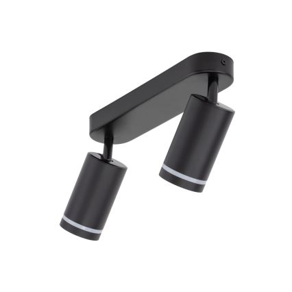 Faretto JET 2xGU10/10W/230V nero