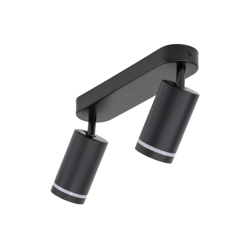 Faretto JET 2xGU10/10W/230V nero