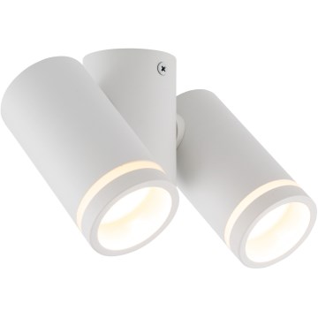 Faretto JET SET 2xGU10/10W/230V bianco