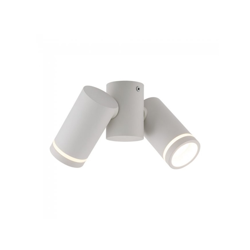 Faretto JET SET 2xGU10/10W/230V bianco