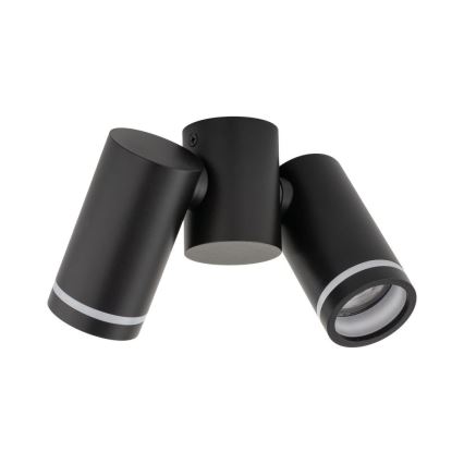 Faretto JET SET 2xGU10/10W/230V nero
