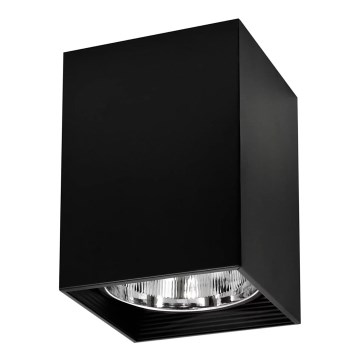 Faretto JUPITER 1xE27/20W/230V 16x16 cm nero
