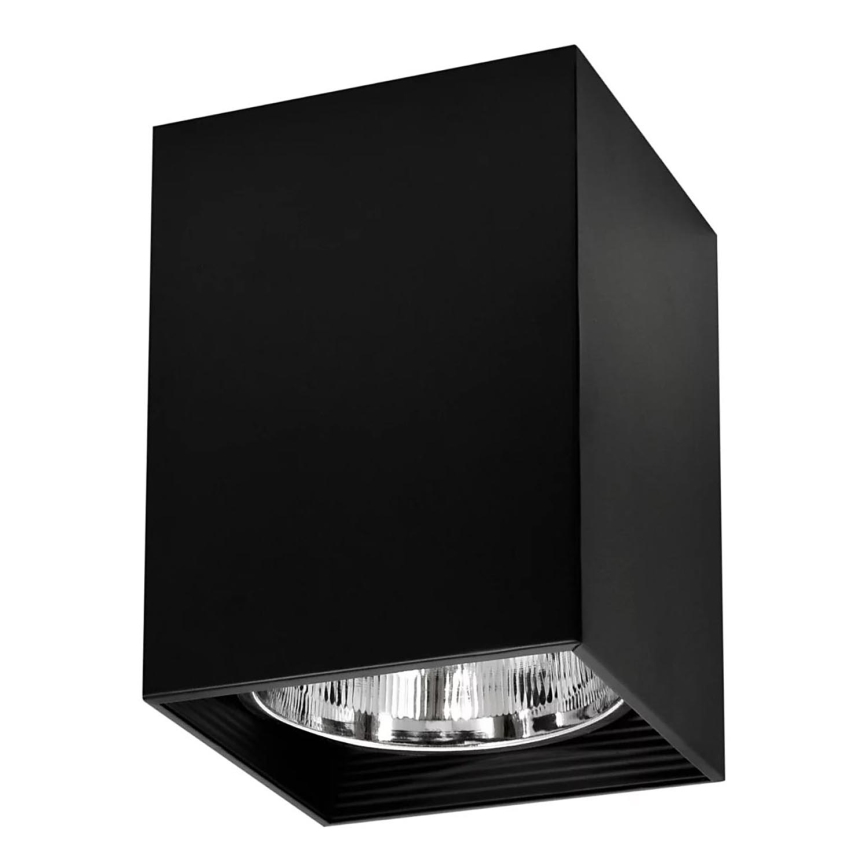 Faretto JUPITER 1xE27/20W/230V 16x16 cm nero