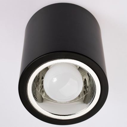 Faretto JUPITER 1xE27/20W/230V diametro 9,8 cm nero