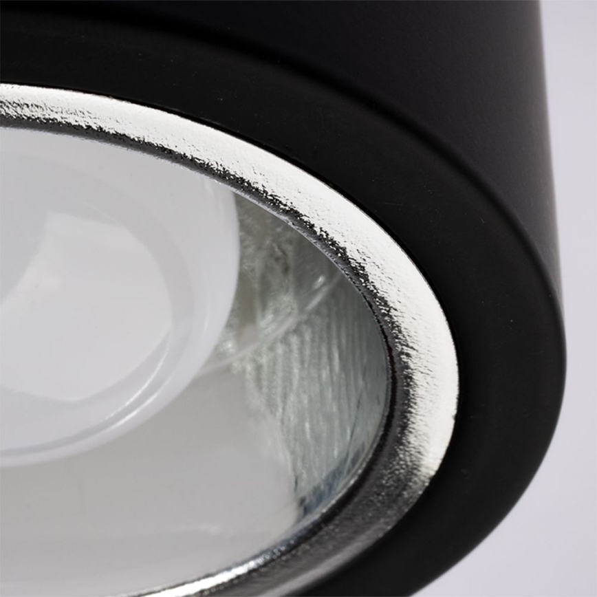 Faretto JUPITER 1xE27/20W/230V diametro 9,8 cm nero