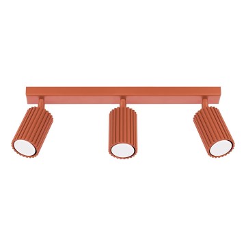 Faretto KARBON 3xGU10/10W/230V rosso