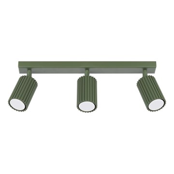 Faretto KARBON 3xGU10/10W/230V verde