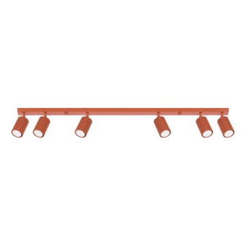 Faretto KARBON 6xGU10/10W/230V rosso