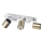 Faretto LAURIN 3xGU10/10W/230V ottone/bianco