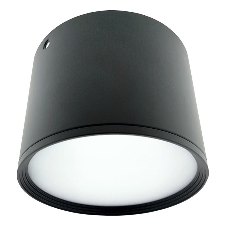 Faretto LED 10 W, 230 V, 3000/4000/6400 K, Ø 12 cm, nero