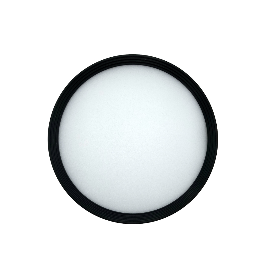Faretto LED 10 W, 230 V, 3000/4000/6400 K, Ø 12 cm, nero