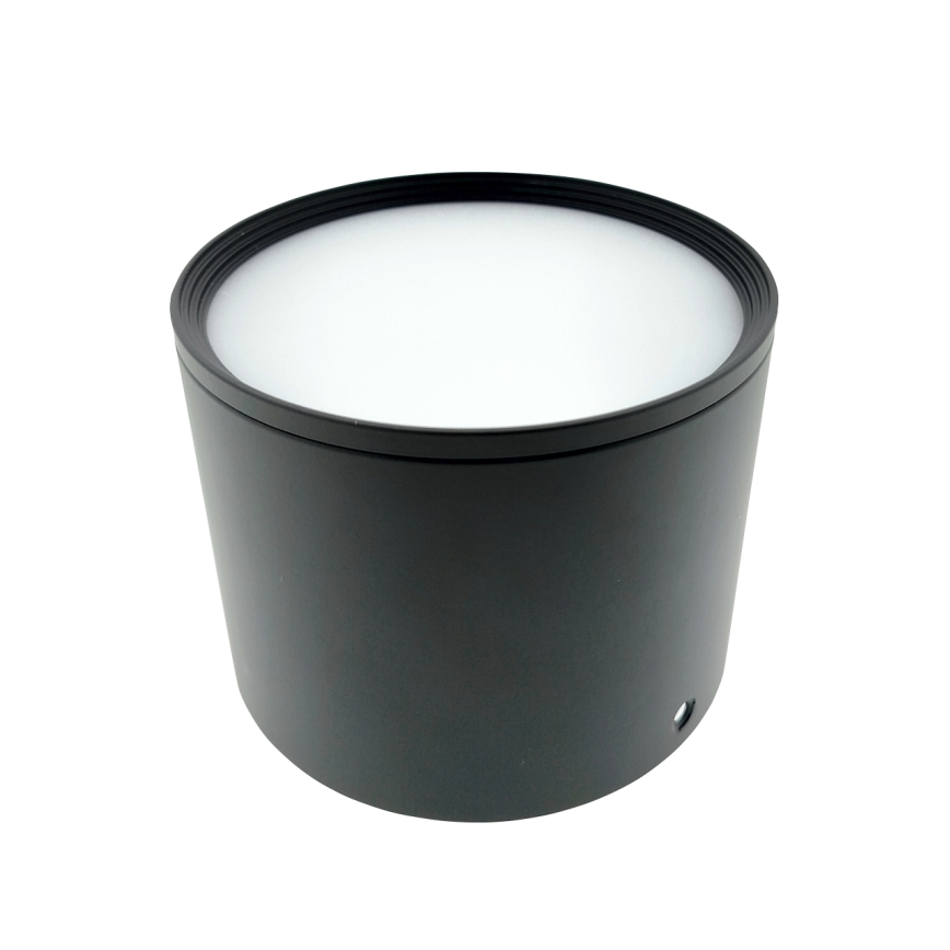 Faretto LED 10 W, 230 V, 3000/4000/6400 K, Ø 12 cm, nero