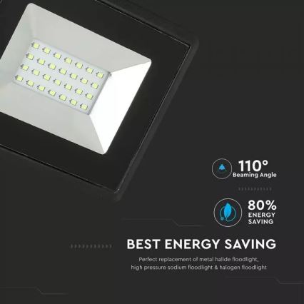 Faretto LED LED/20W/230V IP65 luce verde