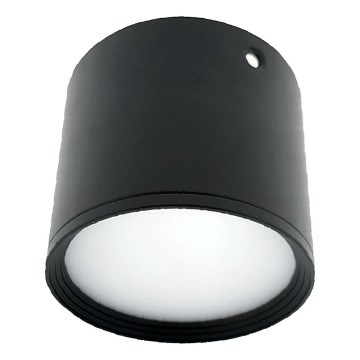 Faretto LED/5W/230V 3000/4000/6400K Ø 7,5 cm nero