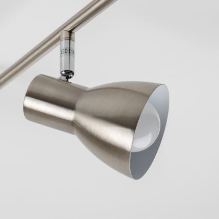 Faretto LED 6xE14/5W/230V cromo opaco