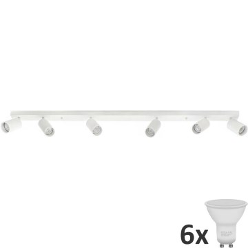 Faretto LED ANGIE 6x GU10/6W/230V bianco