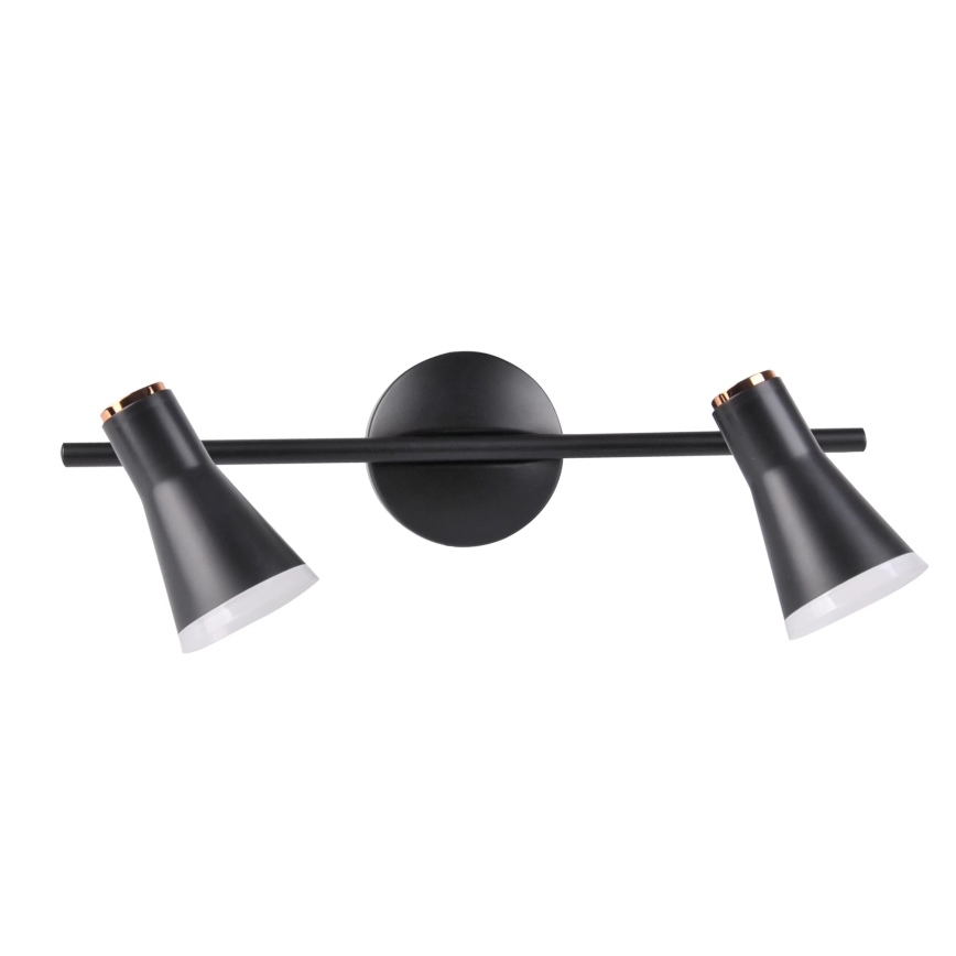 Faretto LED BERG 2xLED/4,2W/230V nero