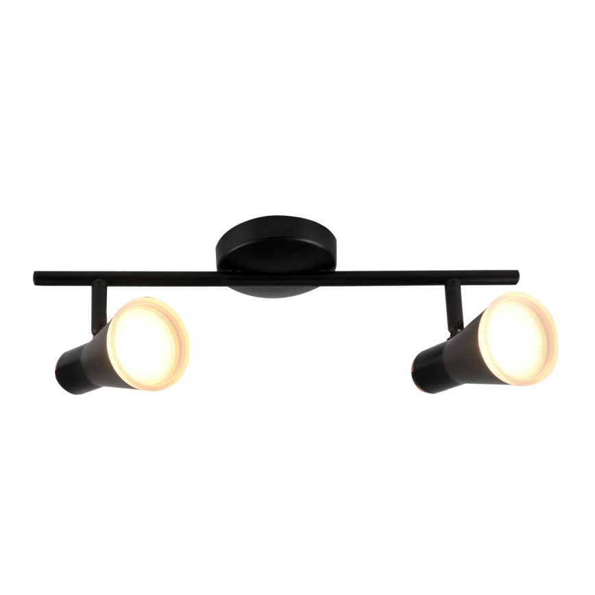 Faretto LED BERG 2xLED/4,2W/230V nero