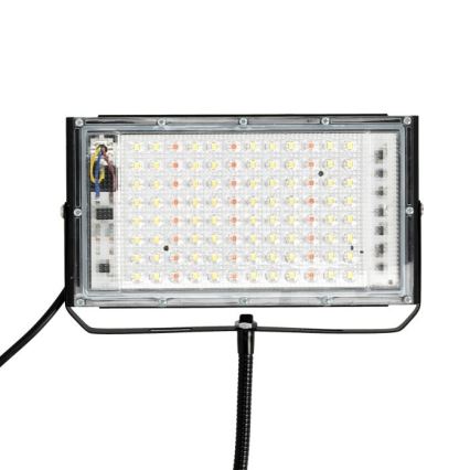 Faretto LED con supporto per coltivazione piante FIRON LED/45W/230V IP54 nero