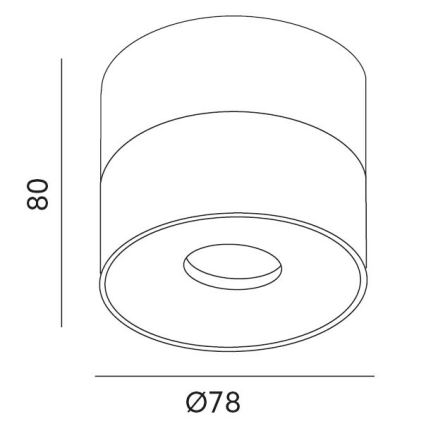 Faretto LED dimmerabile LAHTI MINI LED/9W/230V 3000K CRI 90 nero