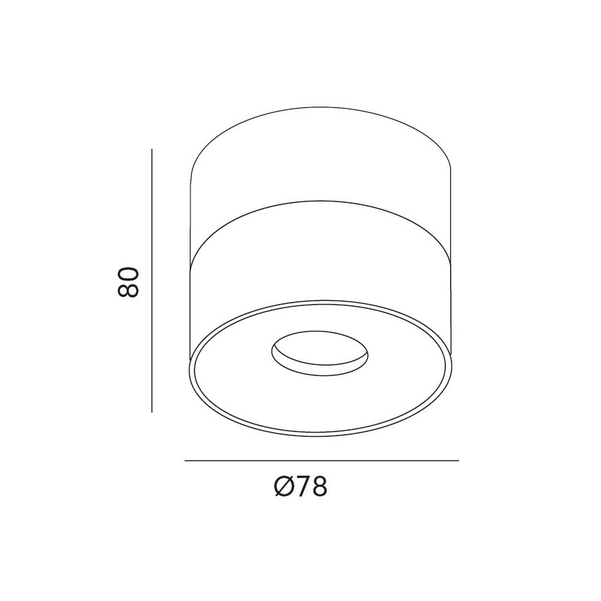 Faretto LED dimmerabile LAHTI MINI LED/9W/230V 3000K CRI 90 nero