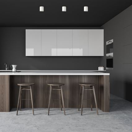 Faretto LED GEORGE 1xE27/6W/230V diametro 11 cm bianco