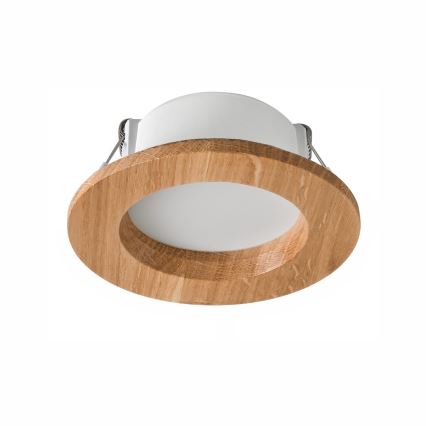 Lampada da incasso LED WOODY SPOT LED/5,5W/230V 4000K rovere ? 10 cm