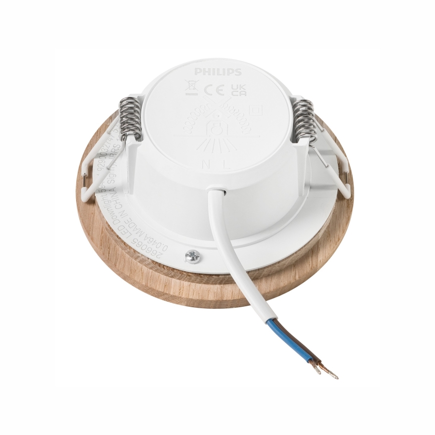 Lampada da incasso LED WOODY SPOT LED/5,5W/230V 4000K rovere ? 10 cm