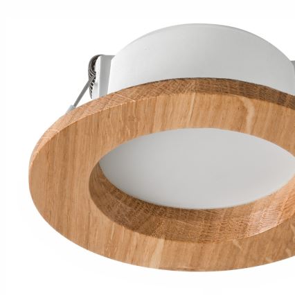 Lampada da incasso LED WOODY SPOT LED/5,5W/230V 4000K rovere ? 10 cm