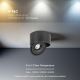 LED Flessibile Luce Spot LED/20W/230V 3000/4000/6400K CRI 90 nero