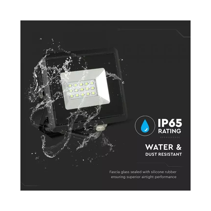 Faretto LED LED/20W/230V IP65 verde