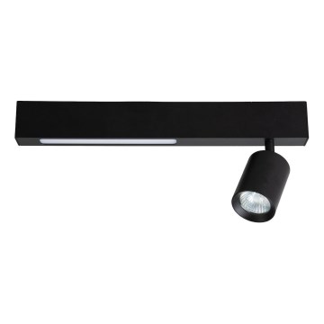 Faretto LED MAGNET LED/5W/230V + 1xGU10/60W 3000/4000K nero