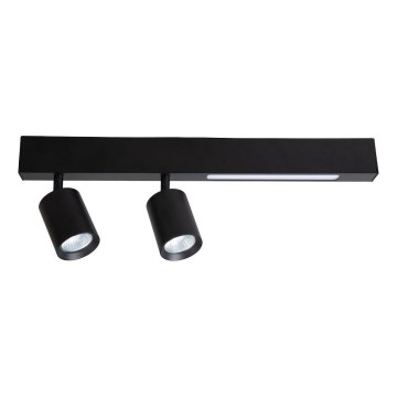 Faretto LED MAGNET LED/5W/230V + 2xGU10/60W 3000/4000K nero