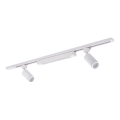 Faretto LED per sistema a binario TRACER 2xGU10/10W/230V + LED/20W 1 m bianco