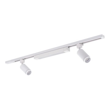 Faretto LED per sistema a binario TRACER 2xGU10/10W/230V + LED/20W 1 m bianco