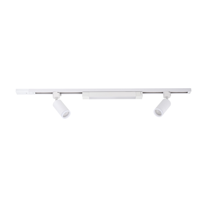 Faretto LED per sistema a binario TRACER 2xGU10/10W/230V + LED/20W 1 m bianco