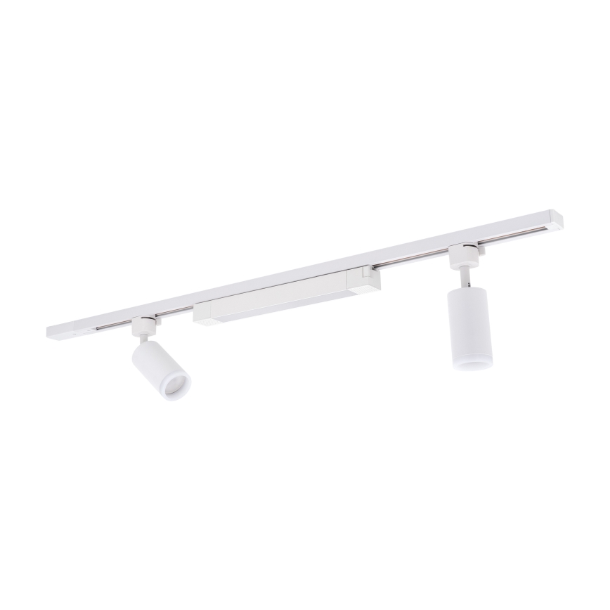 Faretto LED per sistema a binario TRACER 2xGU10/10W/230V + LED/20W 1 m bianco