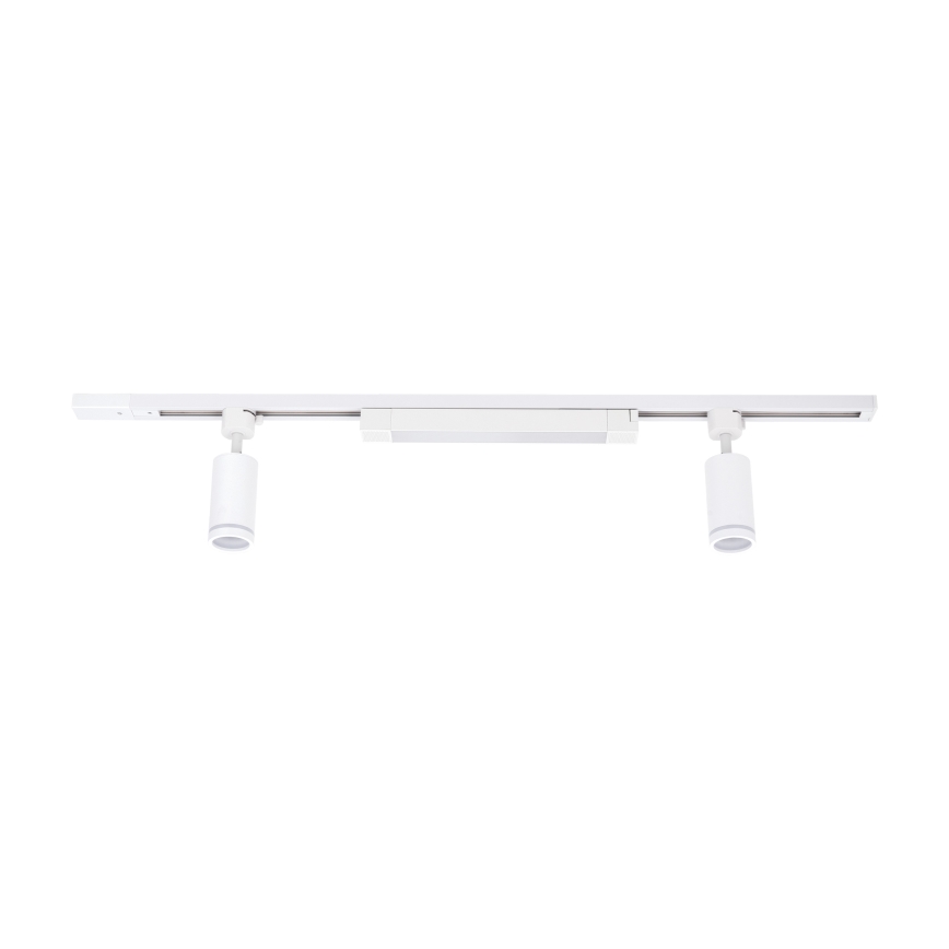 Faretto LED per sistema a binario TRACER 2xGU10/10W/230V + LED/20W 1 m bianco