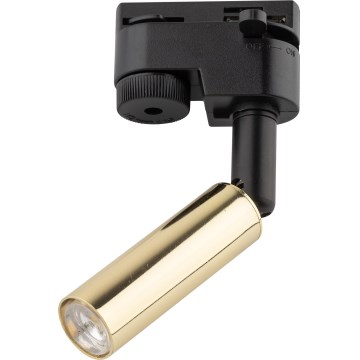Faretto LED per sistema ferroviario monofase LAGOS 1xG9/3W/230V oro/nero