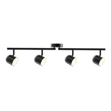 Faretto LED RAWI 4xLED/4,2W/230V nero