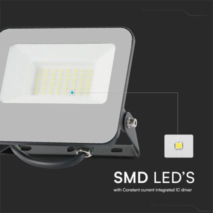 Faretto dimmerabile LED RGBW LED/30W/230V IP65 grigio + telecomando