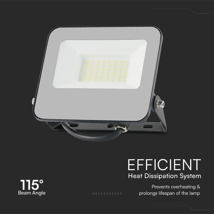 Faretto dimmerabile LED RGBW LED/30W/230V IP65 grigio + telecomando