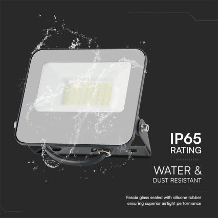 Faretto dimmerabile LED RGBW LED/30W/230V IP65 grigio + telecomando