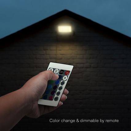 Faretto dimmerabile LED RGBW LED/30W/230V IP65 grigio + telecomando