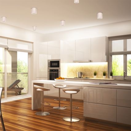 Faretto LED RGBW dimmerabile JUPITER 1xE27/6,5W/230V 2700-6500K Wi-Fi Ø 9,8 cm bianco